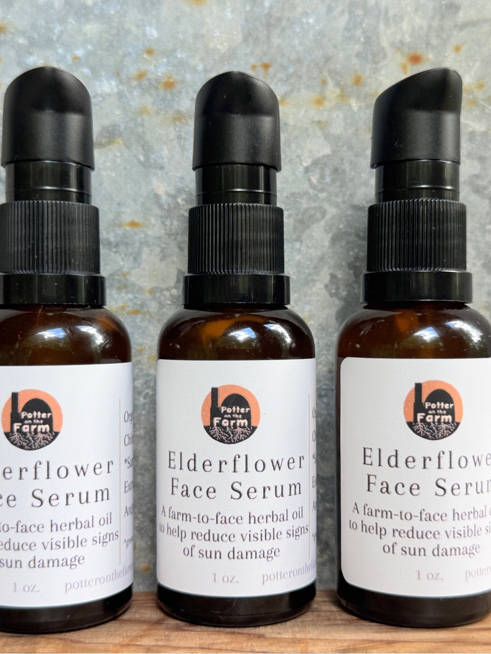 Elderflower Face Serum — organic